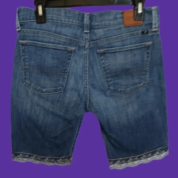 Lucky brand lace bermuda jeans short size 26 - Picture 2 of 8